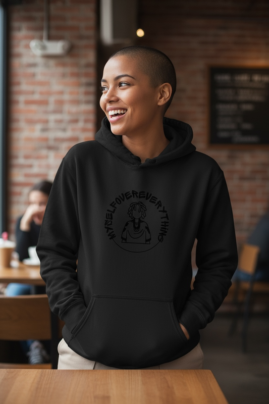 Myself Over Everything Premium Cotton Long Sleeve Sweater